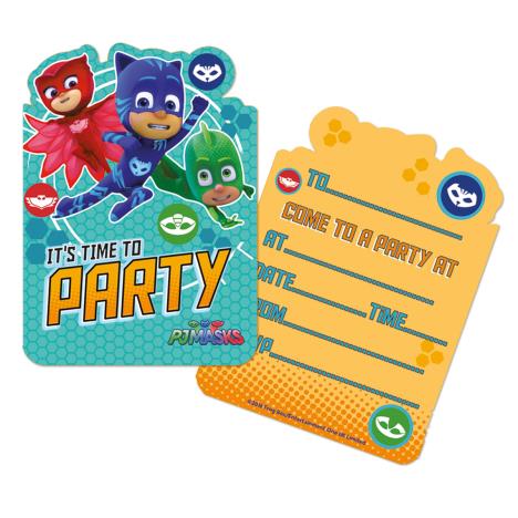 PJ Masks Party Invites (Pack of 6) £1.49